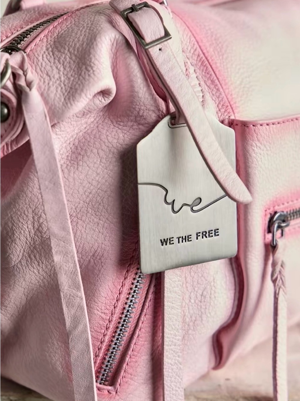 NWT Free People WTF Baby Emerson Bag In Peony Pink OMG Beautiful NEW - Picture 2 of 7